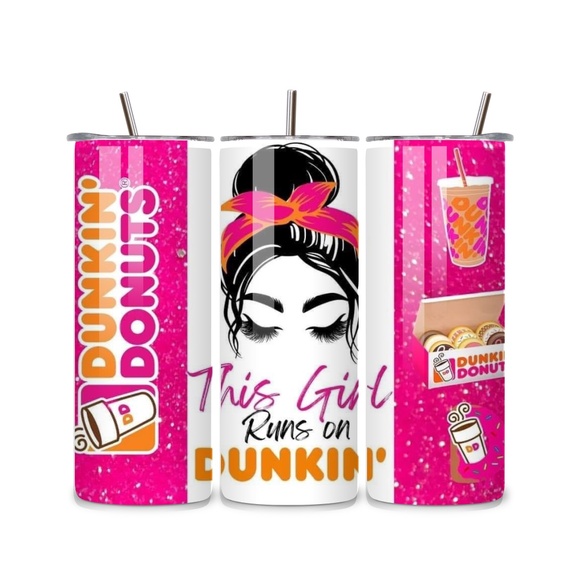 Dunkin Donuts 20oz Stainless Steel Tumbler - Picture 1 of 1